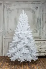 Искусственная елка Жемчужная белая 180 см., мягкая хвоя, ЕлкиТорг (16180)