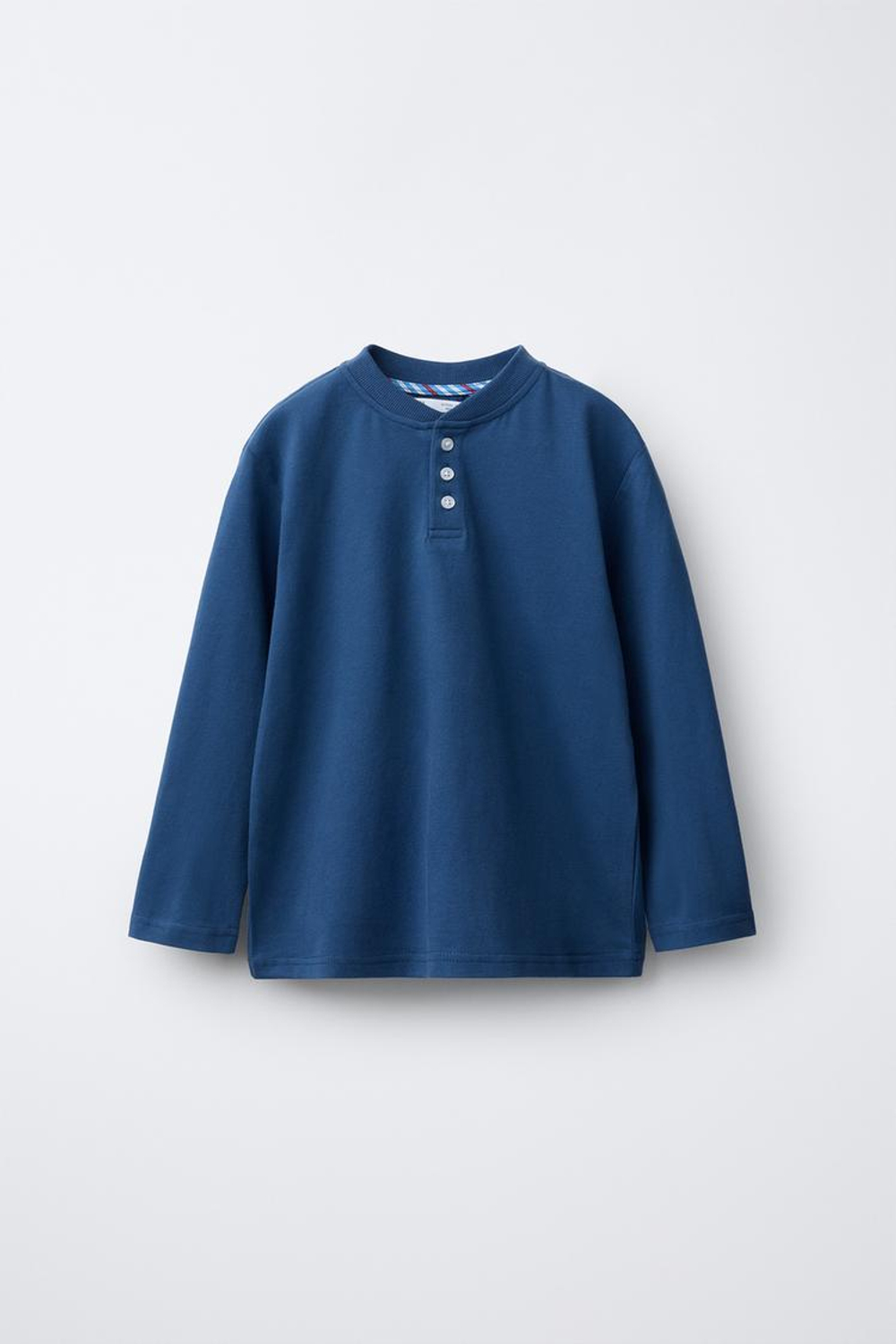 ZARA КОМБИНИРОВАННАЯ ПИЖАМА В ПОЛОСКУ, СИНИЙ