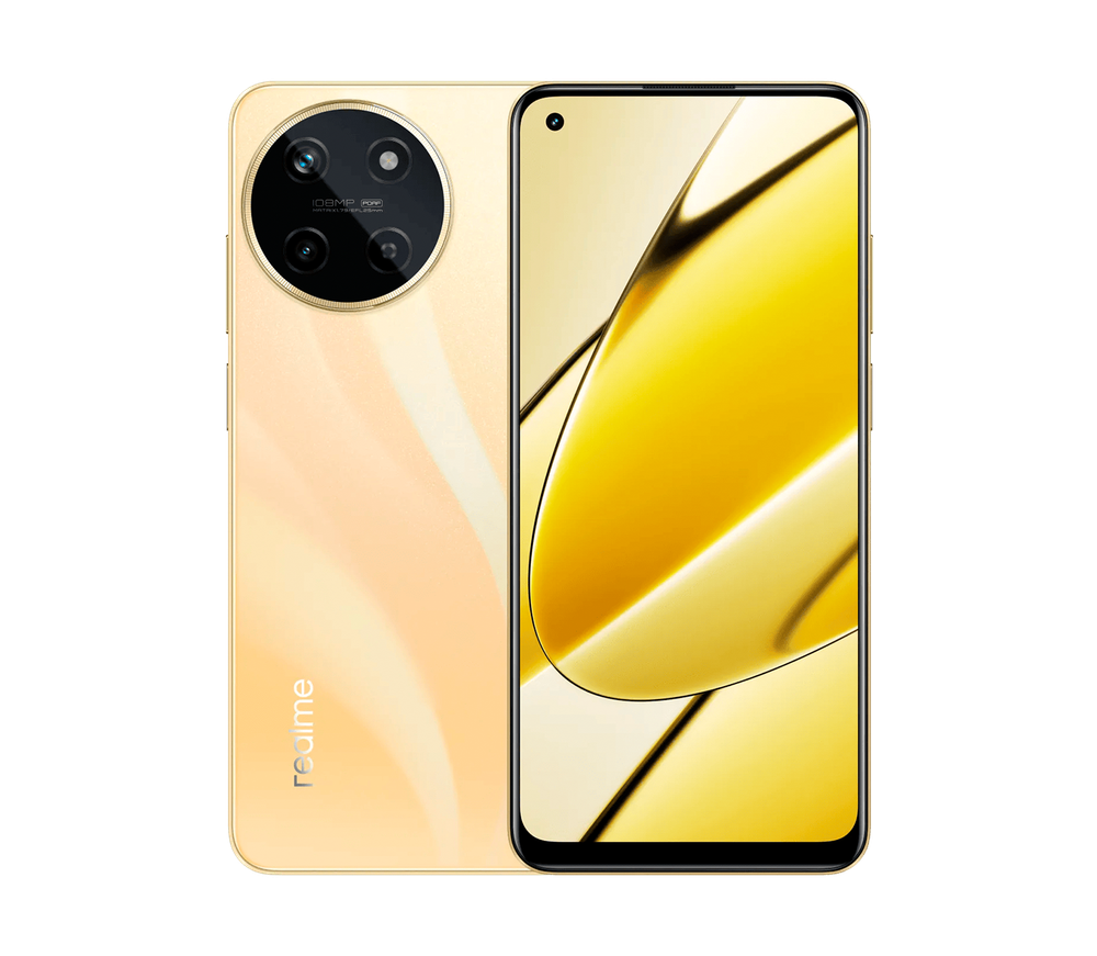 Смартфон realme 11 4G 8/256 ГБ RU, Dual nano SIM, золотой
