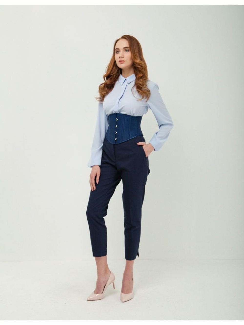 Шелковый аксессуарный корсет