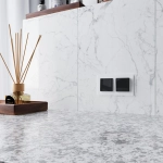 Розетка влагозащищенная с заземлением с крышкой и шторками (черный акрил) W1171248