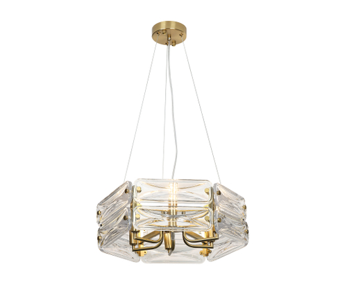 07598-45,36 Люстра Тира латунь d45