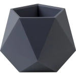 Кашпо для цветов пластиковое 0,72л d-13см «Абремо» Антрацит