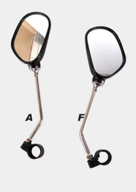 Зеркала, сталь/пластик, левое+правое JY-102