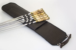 Шашлычный набор «Без клапана» на 6 шампуров