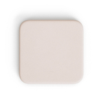 Уличный стол Dina высокий белый из цемента и стали со столешницей 70х70 см