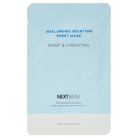 Увлажняющая тканевая маска с Гиалуроновой Кислотой Nextbeau Hyaluronic Solution Sheet Mask Moist & Hydrating 5шт