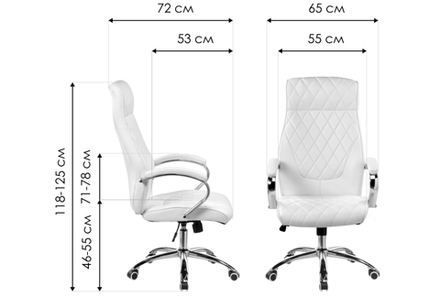 Компьютерное кресло Woodville Monte белое