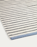 Коврик Catiana серый полосатый из PET 60 x 90