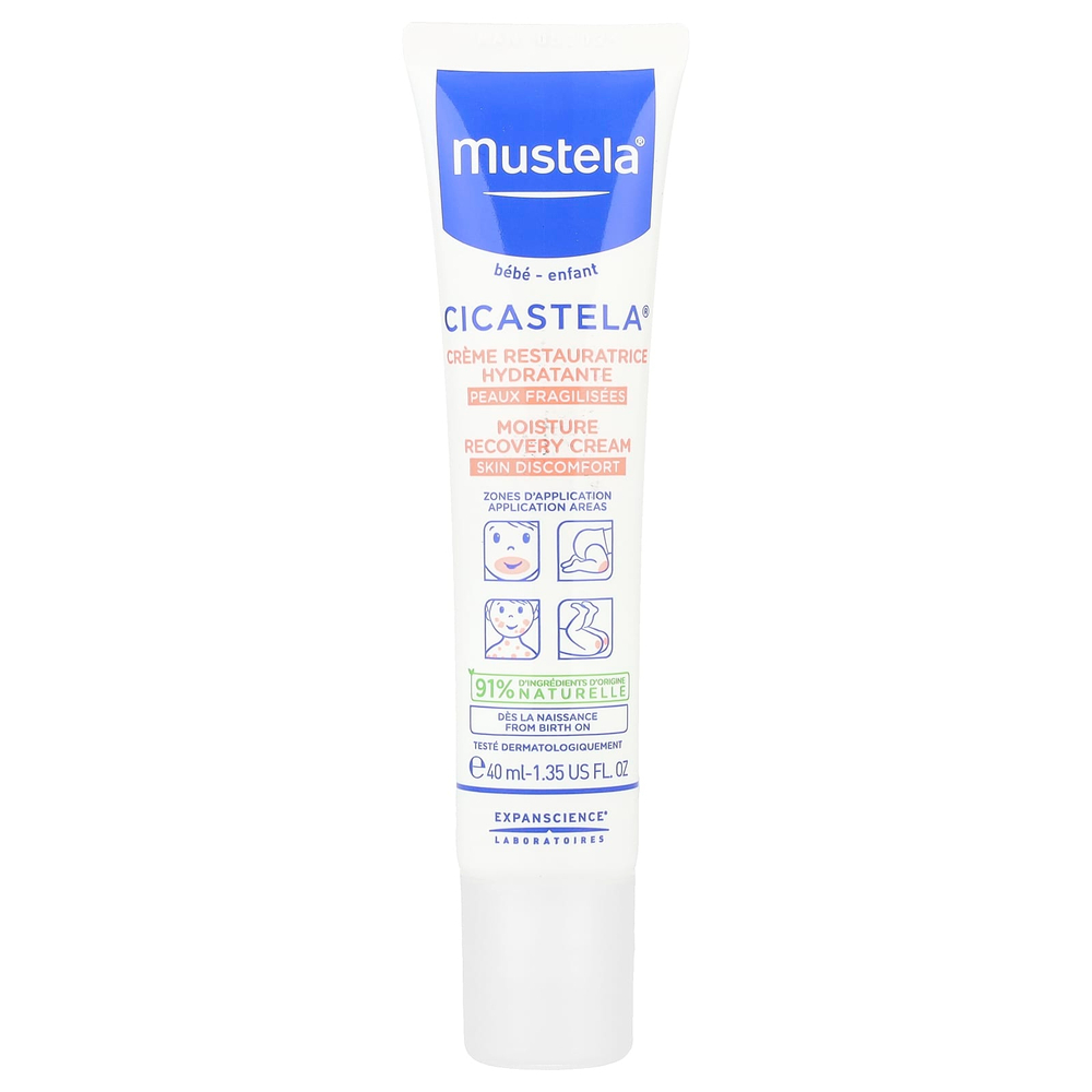 Mustela, увлажняющий восстанавливающий крем Cicastela®, 40 мл (1,35 жидк. унции)
