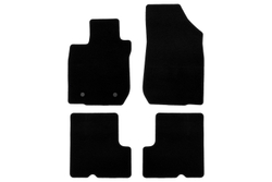 Коврики в салон для RENAULT Logan 2004-2009, 2010-2014 седан, 4 шт. (текстиль) KLEVER01412501200K