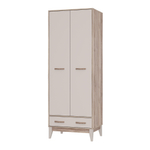 Шкаф 2х ств. ШК-04 МС Скандика дуб смоки/кашемир