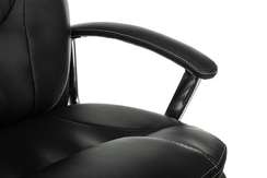 Кресло руководителя Бюрократ CH-868SL черный эко.кожа крестов. металл хром