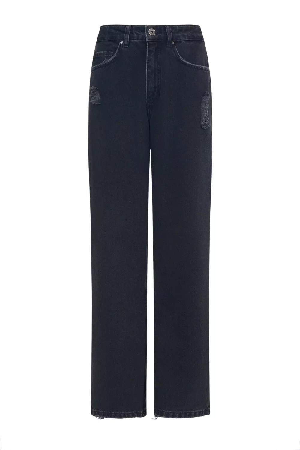 Джинсы серые