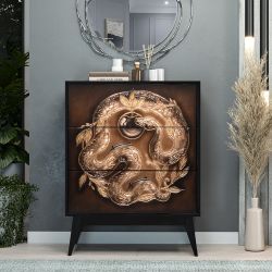 Комод Яблоко Евы с 3 ящиками Найт