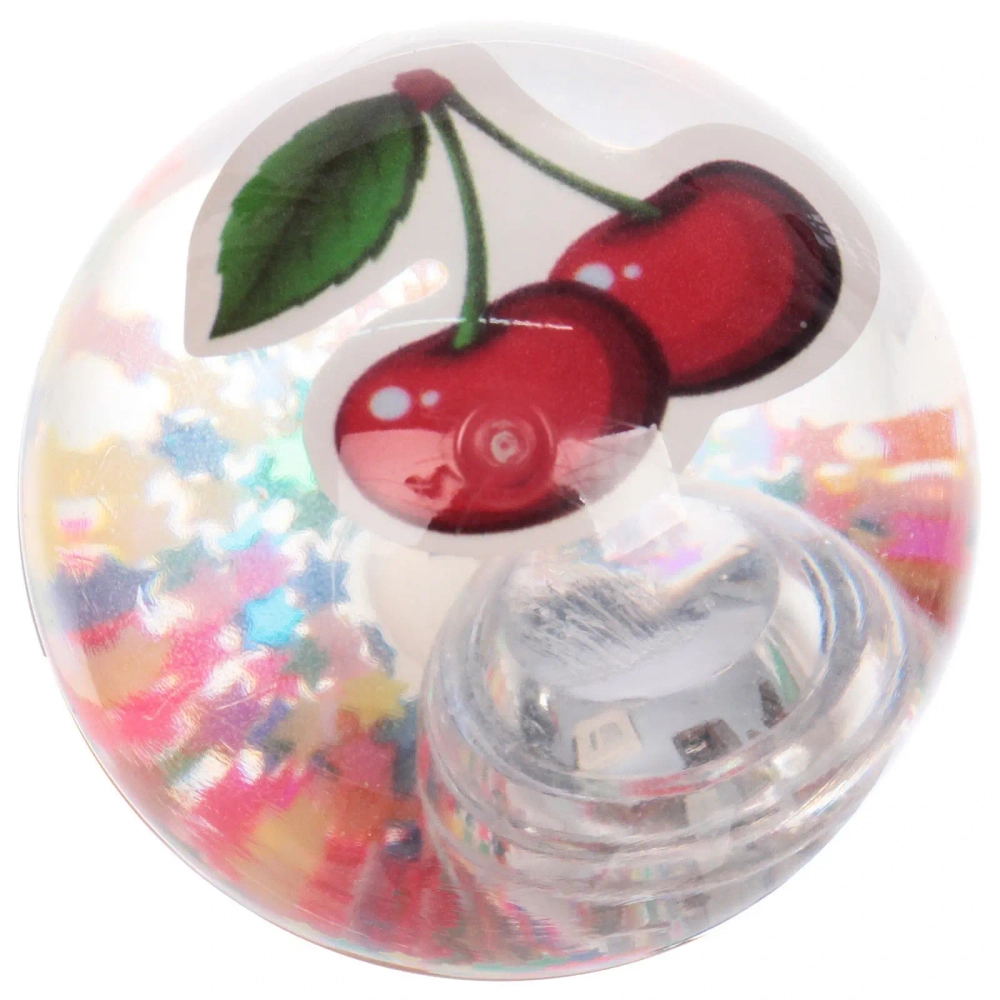 Мяч 6,5 см «Фрукты» (попрыгун с водой и подсветкой) СТИКЕР НА ВЛОЖЕНИЕ