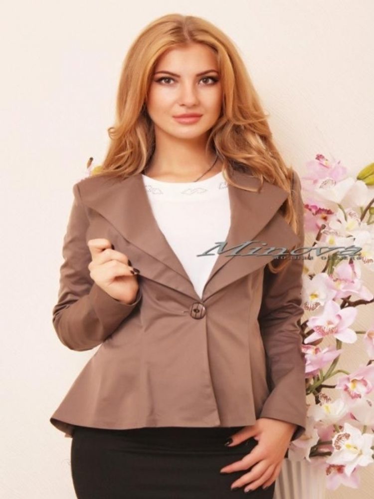 Пиджак 1004-шоколад Minova