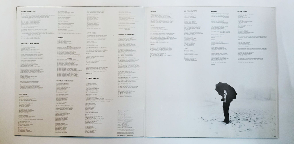 Винтажная виниловая пластинка LP Adamo Voyage Jusqua Toi (France 1976)