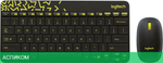 Набор периферии Logitech Wireless Combo MK240 Nano черный (920-008213)
