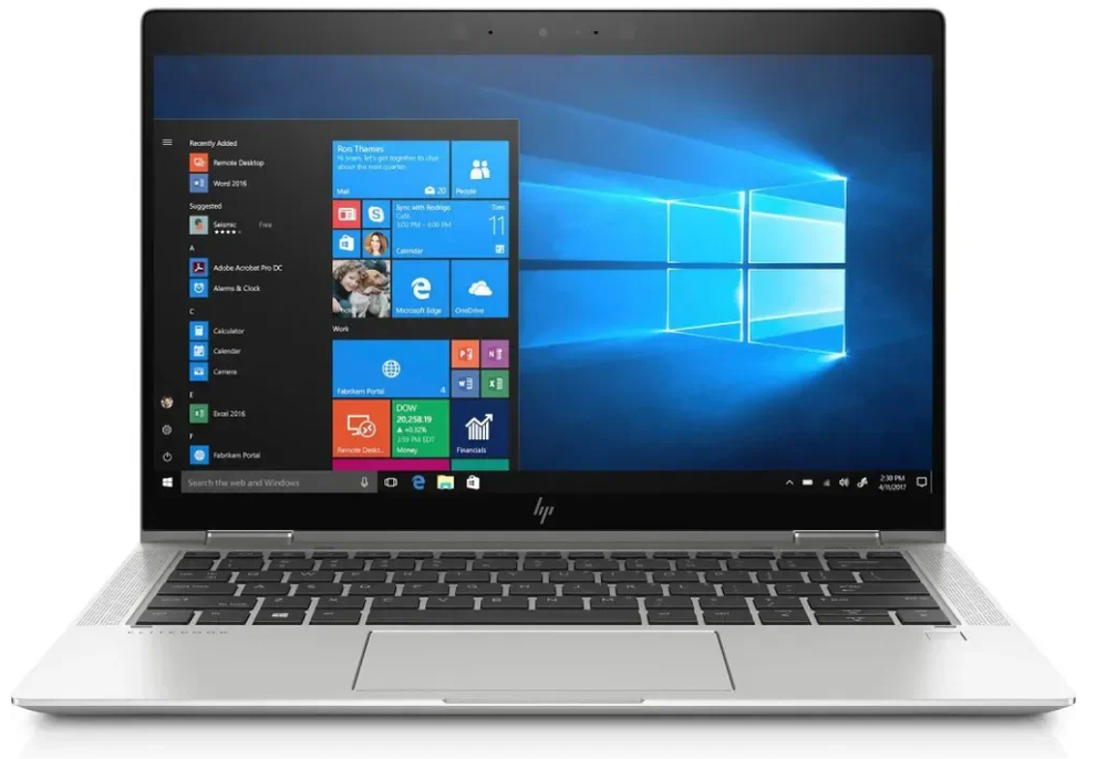 13.3" Ноутбук HP EliteBook x360 1030 G3 (1920x1080, Intel Core i5-8350U, RAM 16ГБ, SSD 256ГБ, Intel UHD Graphics 620, Win 10Pro)
