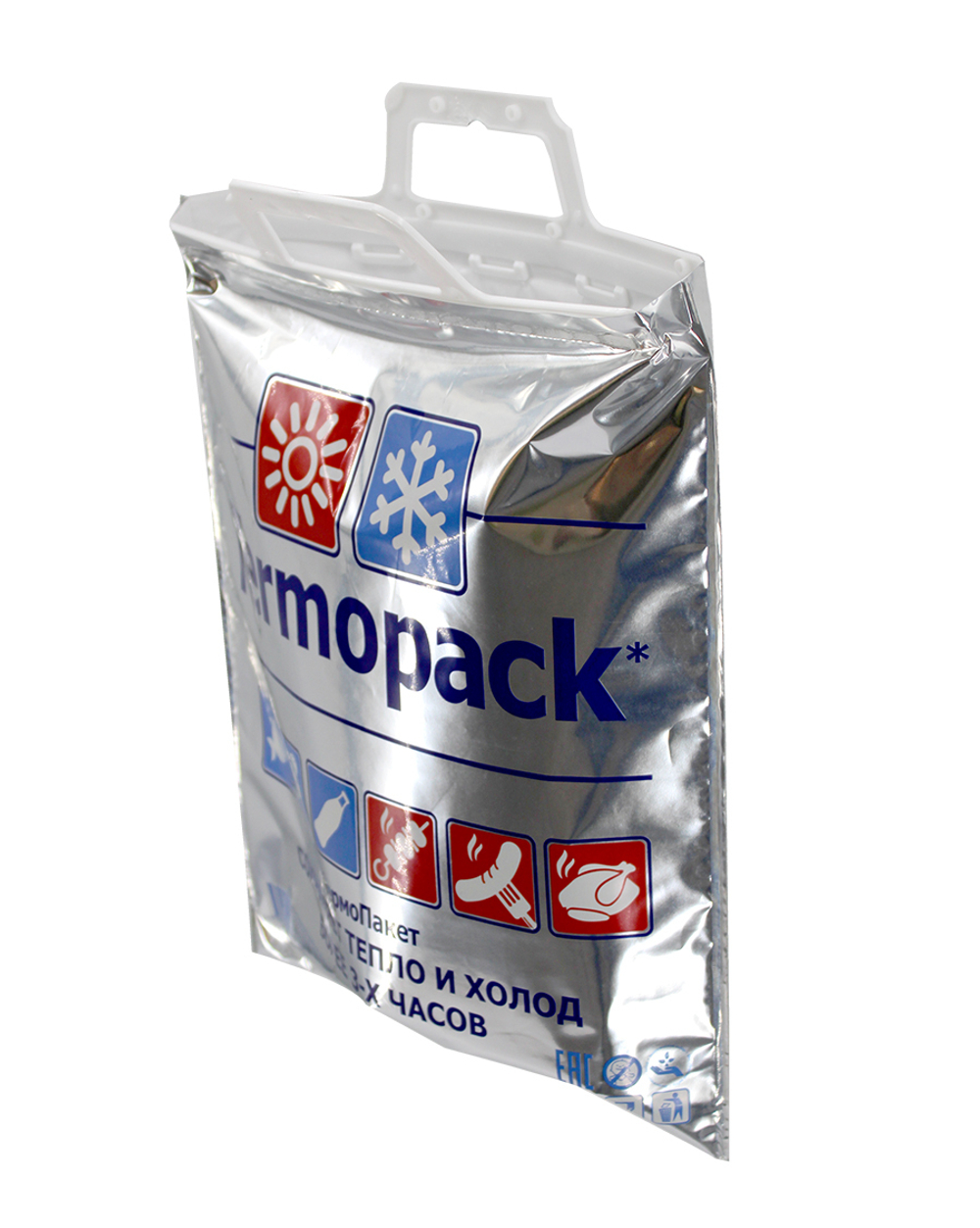 Термопакеты для замороженных продуктов 42х45 см, внеш. МЕТ/внутр ПВД (10/100 шт.)