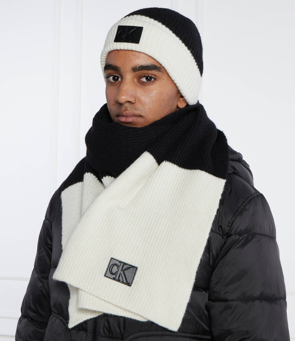 Шаль + шляпа CALVIN KLEIN JEANS - черный(K50K511200)