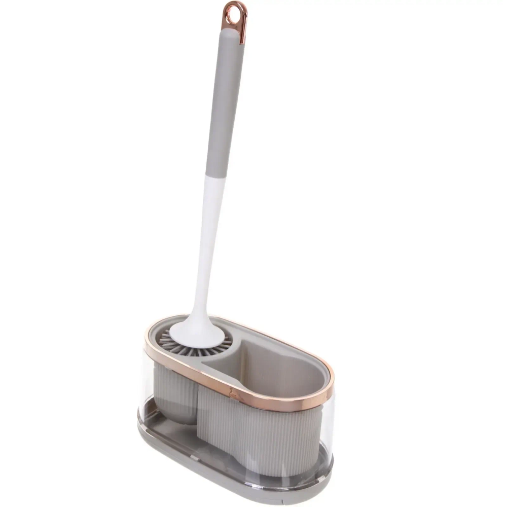 Ерш с креплением на стену «Стиль» 43 см, силиконовая щетка 8625