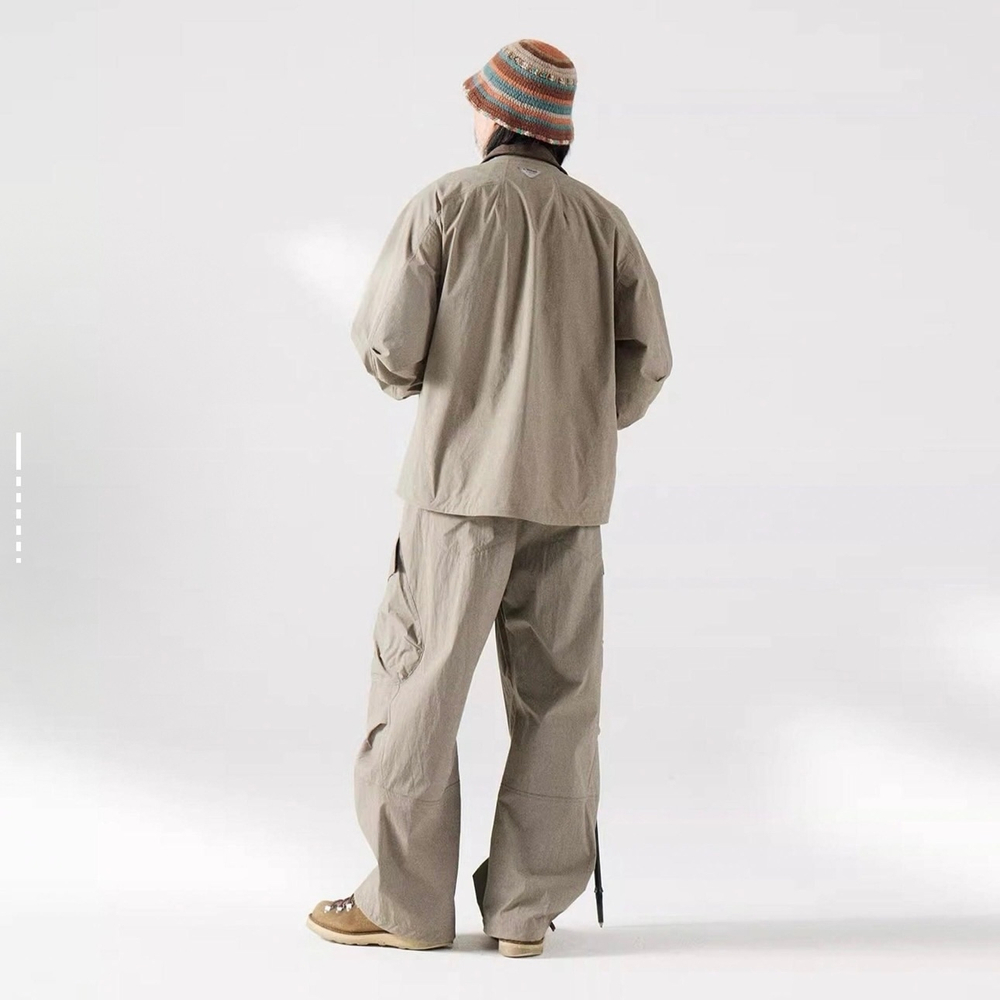 Брюки Nothomme Blue Outdoor Water Repellent Adjustable drawstring Pants Gray khaki