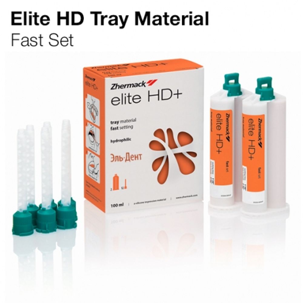 Elite НD + Tray Material Fast Set (2х50мл+6mix) C202032
