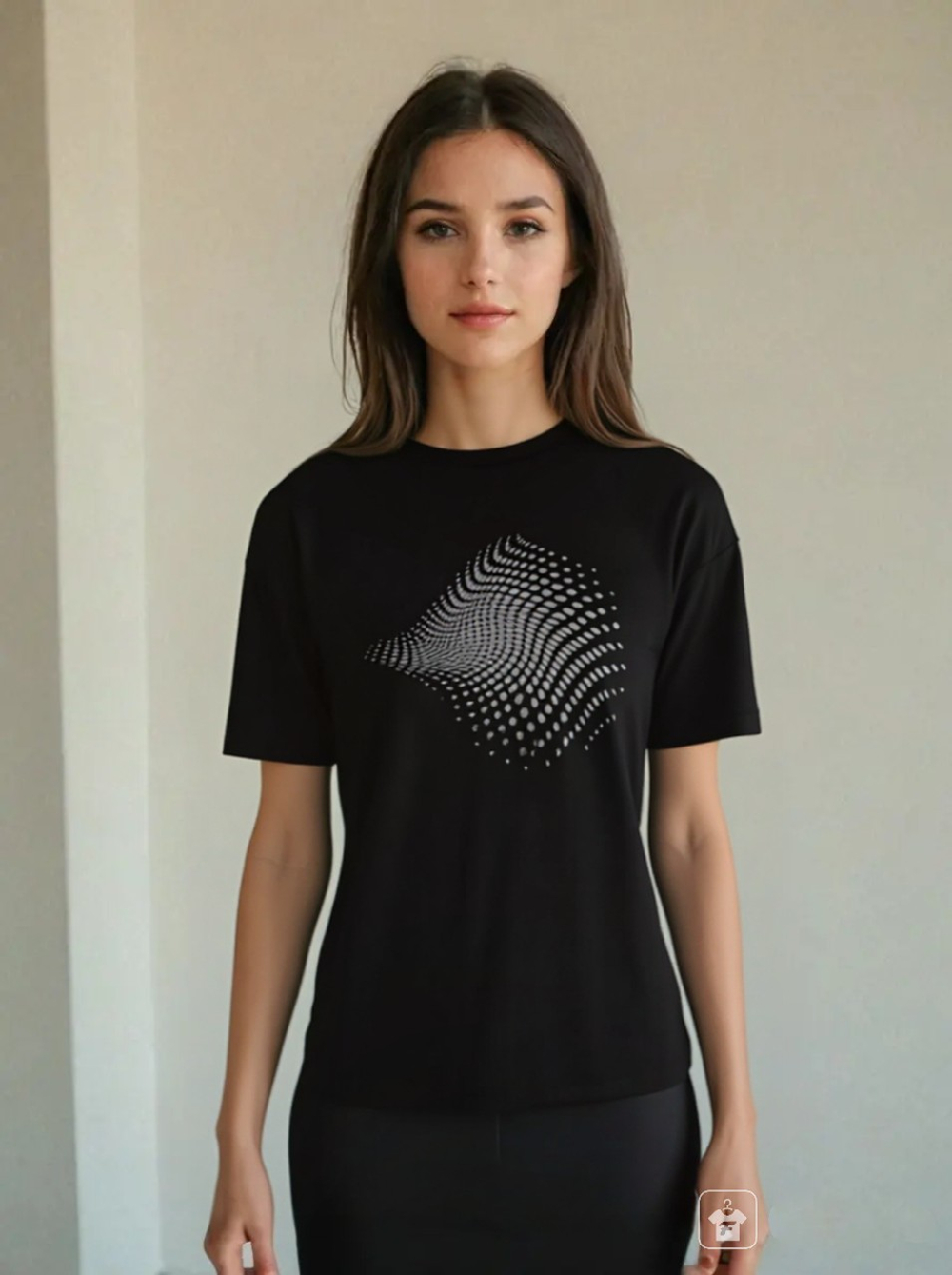 1401 Футболка детская с печатью кулирка черный (88-164)