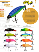 Воблер LureMax IMBA 46F SSR-276, 2,8 г, 46 мм, плавающий