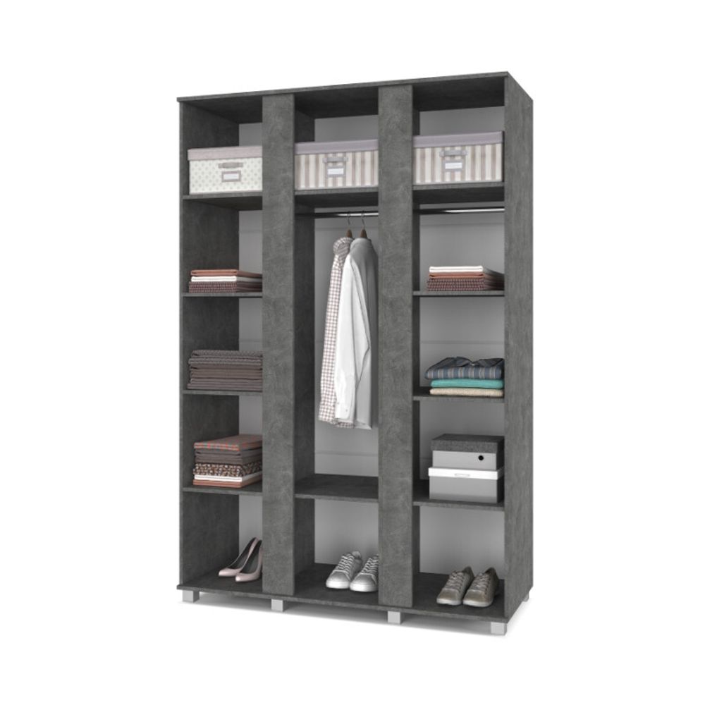 Шкаф трехстворчатый "Пандора" П32 (1 зеркало), ЛДСП, Модериум, г. Ижевск