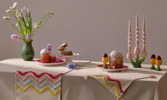 Подсвечник floret для трех свечей из коллекции blossom, 20 см