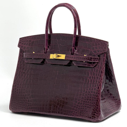 Сумка Hermes из кожи крокодила 35 см