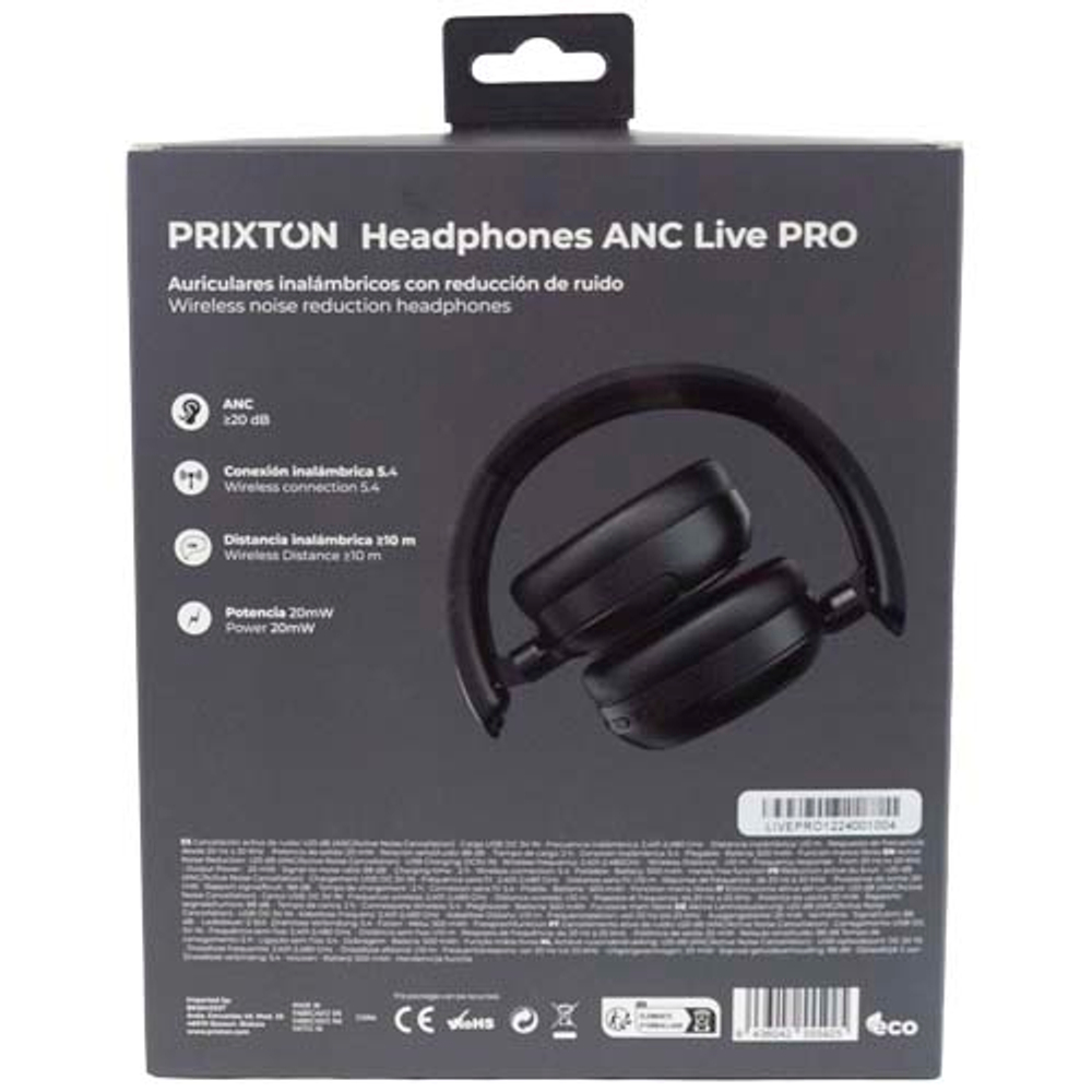 Наушники Prixton  Live Pro Bluetooth ® 5.0