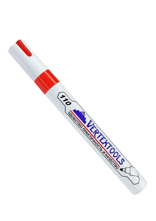 МАРКЕР КРАСКА СТРОИТЕЛЬНЫЙ красный (12/ 144/ 576), шт