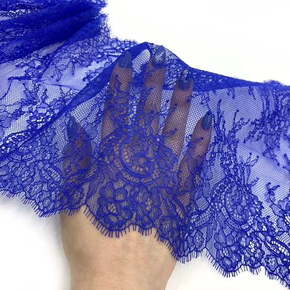 Кружево реснички василек (23х280 см)