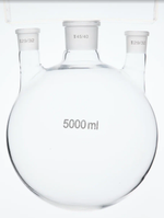 Колба трехгорлая круглодонная, 5000 мл, шлиф 29/32-45/40-29/32