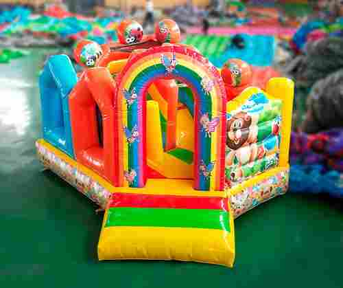 Коммерческий надувной батут «Друзья-зверята», 4*3*2,9