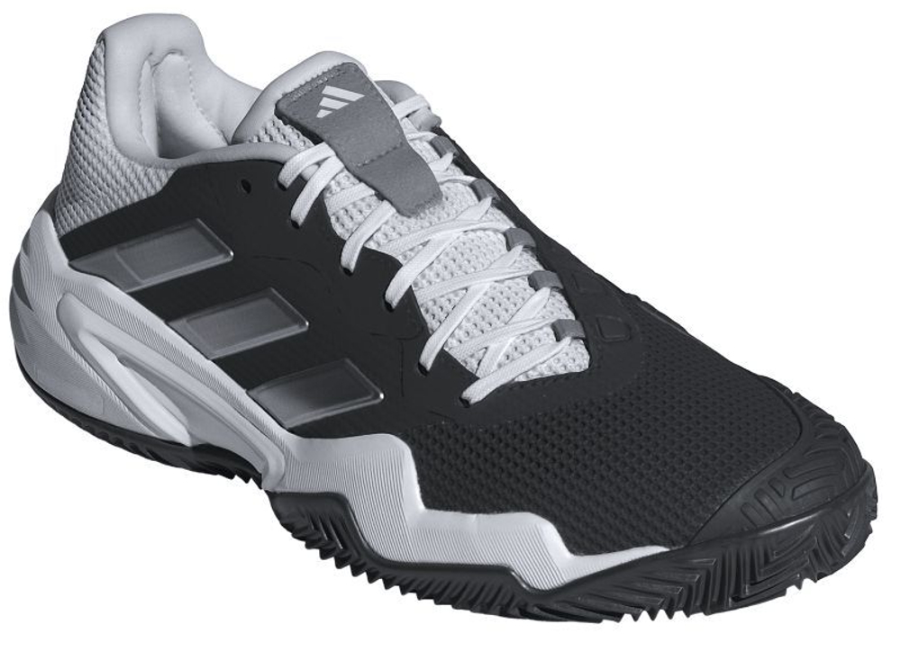 Мужские кроссовки теннисные Adidas Barricade 13 M Clay - core black/cloud white/grey three