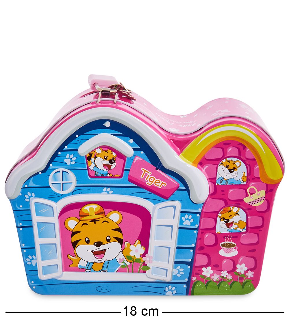 BX- 74/1 Металлическая копилка «Домик»