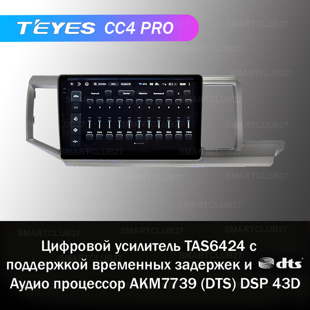 Teyes CC4 Pro 10,2" для Honda Stepwgn 2009-2015 (прав)
