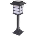 Фонарь садовый «Винтаж» 19,5*13,5 см (h-40 см), на солнечной батарее (свечение теплый белый) 9 LED