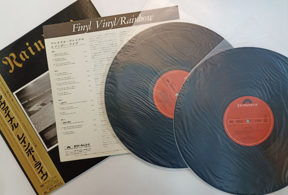 Винтажная виниловая пластинка LP Rainbow Finyl Vinyl 2LP (Japan 1986)