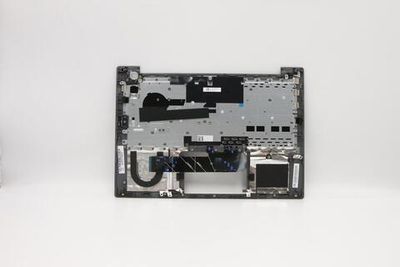 Верхняя панель с клавиатурой (топкейс) для ноутбука Lenovo ThinkBook 14-IML/ThinkBook 14-IIL раскладка - русская, без подсветки, с фингерпринтом, серебристый (5CB0W44428), оригинал