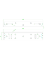 Уголок монтажный L-образный TS-LM280S