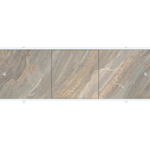 Экран для ванны ПРЕМИУМ А (алюм. профиль) 1,5 камень коричневый