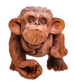 Decor and Gift 17-081_A Статуэтка «Обезьяна» (суар, о.Бали)