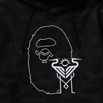 A Bathing Ape X Inter Miami Cf Camo Pullover Худи черный