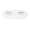 Комплект из светильников и рамки Lightstar Domino Round (214656+214606+214606) D6560606